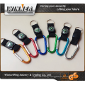 Color Customization Black / White Steel Alloy Compass Carabiner